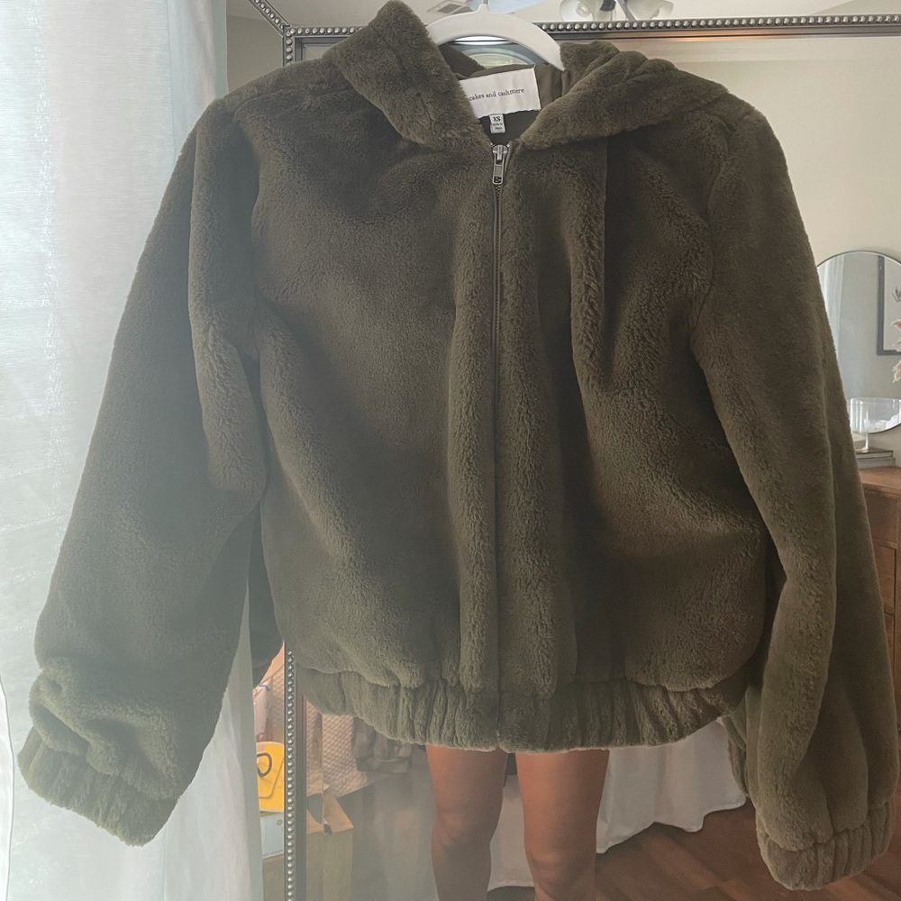 Faux fur jacket